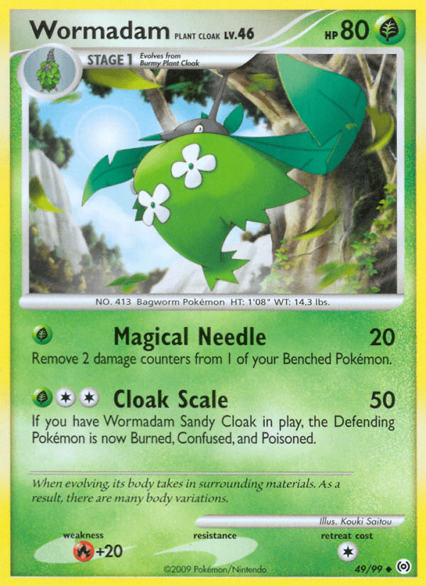 Wormadam Plant Cloak (49/99) [Platinum: Arceus] Pokemon Single Pokémon  | Multizone: Comics And Games