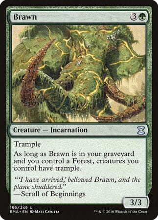 Brawn [Eternal Masters] MTG Single Magic: The Gathering  | Multizone: Comics And Games