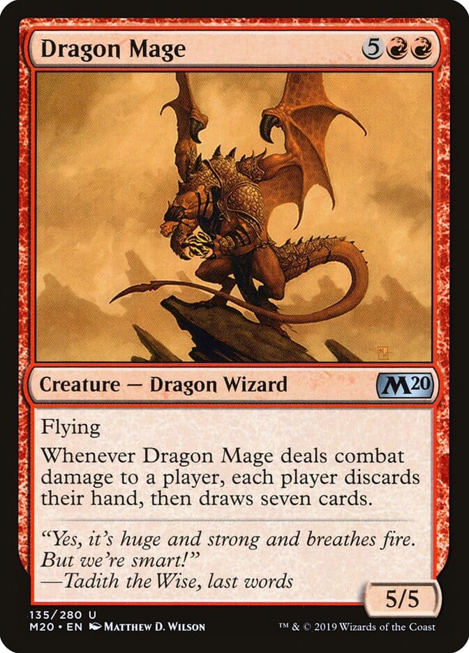 Dragon Mage [Core Set 2020] MTG Single Magic: The Gathering  | Multizone: Comics And Games