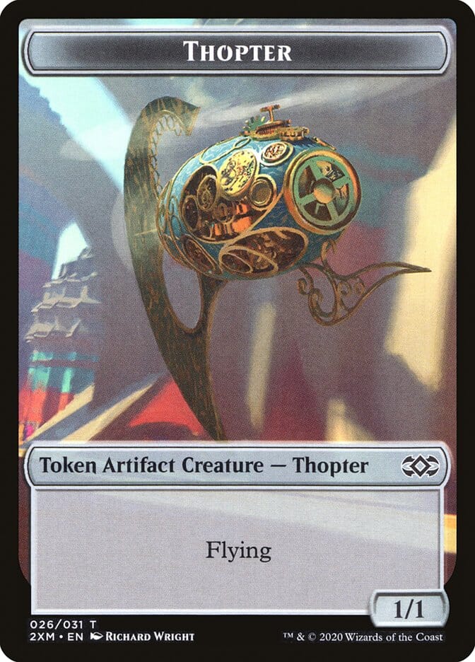 Myr (024) // Thopter (026) Double-sided Token [Double Masters Tokens] MTG Single Magic: The Gathering  | Multizone: Comics And Games