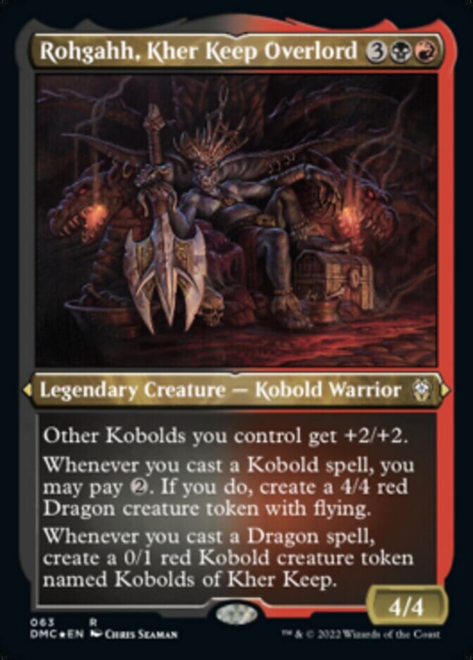 Rohgahh, Kher Keep Overlord (Foil Etched) [Dominaria United Commander] MTG Single Magic: The Gathering  | Multizone: Comics And Games