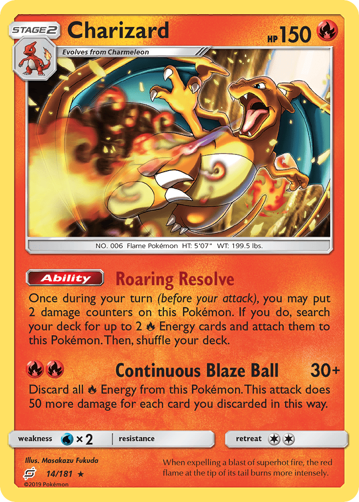 Charizard (14/181) [Sun & Moon: Team Up] Pokemon Single Pokémon  | Multizone: Comics And Games