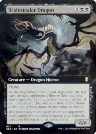 Brainstealer Dragon (Extended Art) [Commander Legends: Battle for Baldur's Gate] MTG Single Magic: The Gathering  | Multizone: Comics And Games