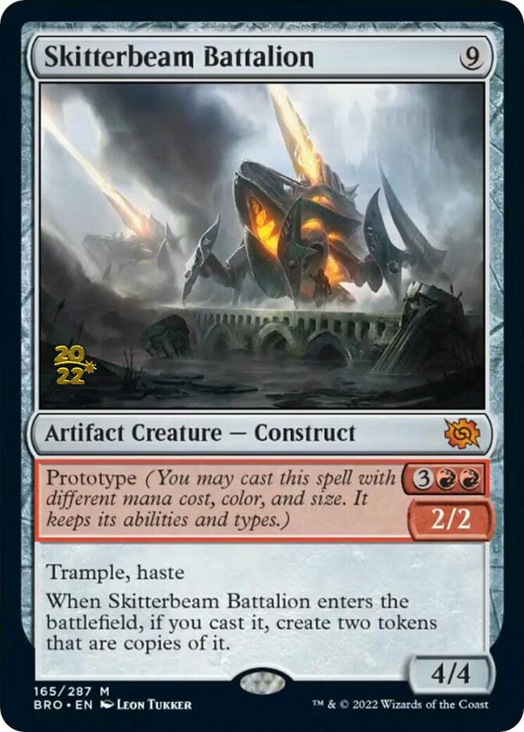 Skitterbeam Battalion [The Brothers' War: Prerelease Promos] MTG Single Magic: The Gathering  | Multizone: Comics And Games