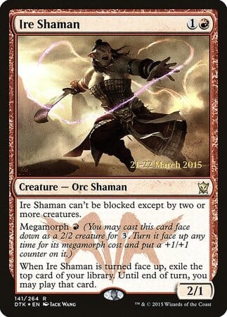 Ire Shaman [Dragons of Tarkir Promos] MTG Single Magic: The Gathering  | Multizone: Comics And Games