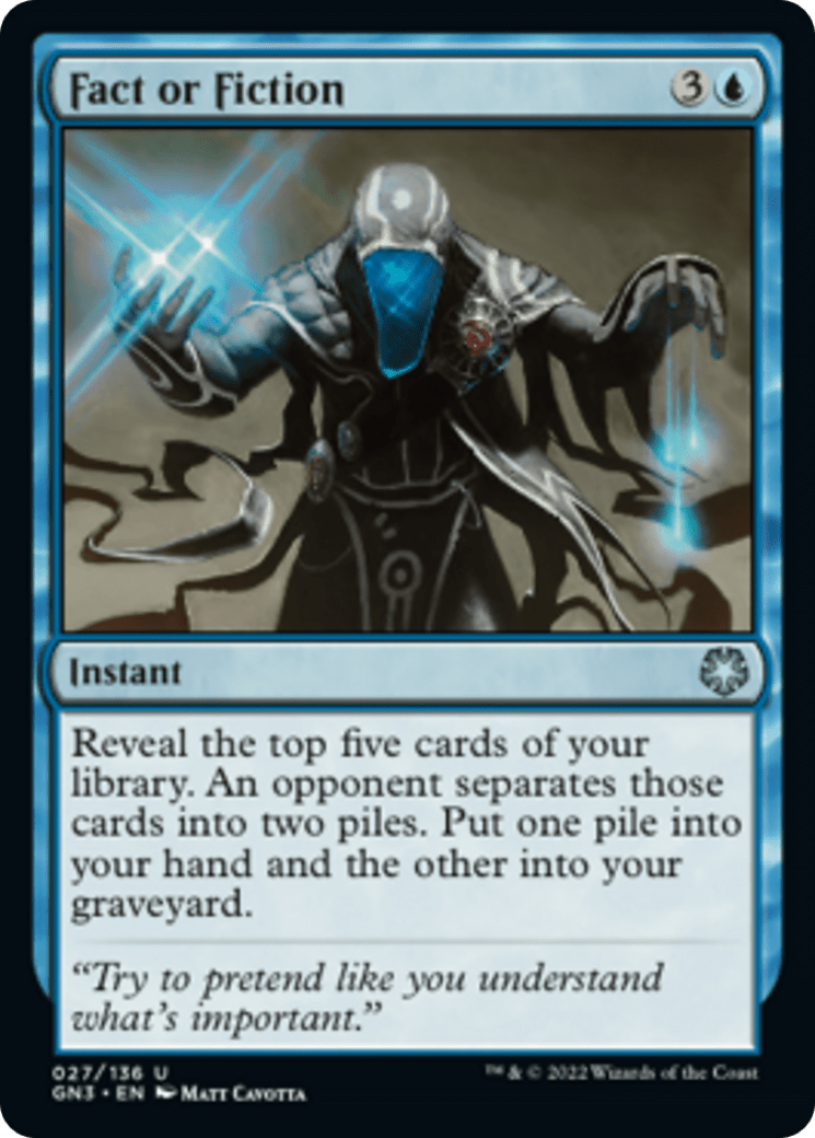 Fact or Fiction [Game Night: Free-for-All] MTG Single Magic: The Gathering  | Multizone: Comics And Games