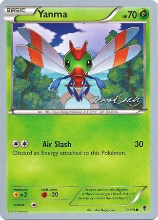 Yanma (3/119) (Bebe - Jesper Eriksen) [World Championships 2016] Pokemon Single Pokémon  | Multizone: Comics And Games