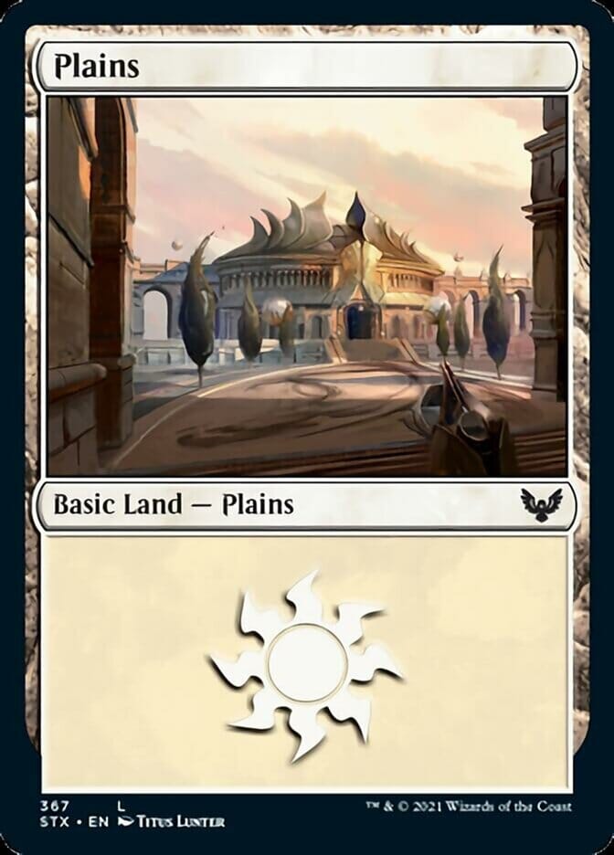 Plains (#367) [Strixhaven: School of Mages] MTG Single Magic: The Gathering  | Multizone: Comics And Games