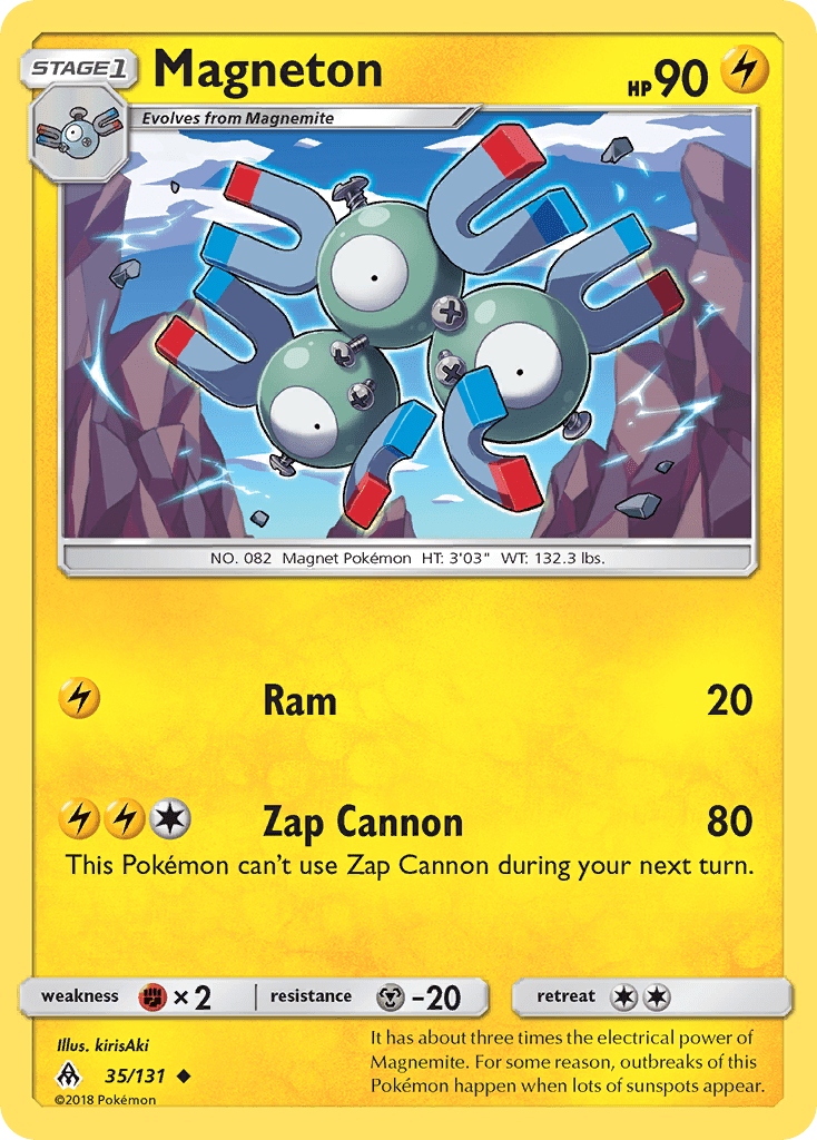 Magneton (35/131) [Sun & Moon: Forbidden Light] Pokemon Single Pokémon  | Multizone: Comics And Games