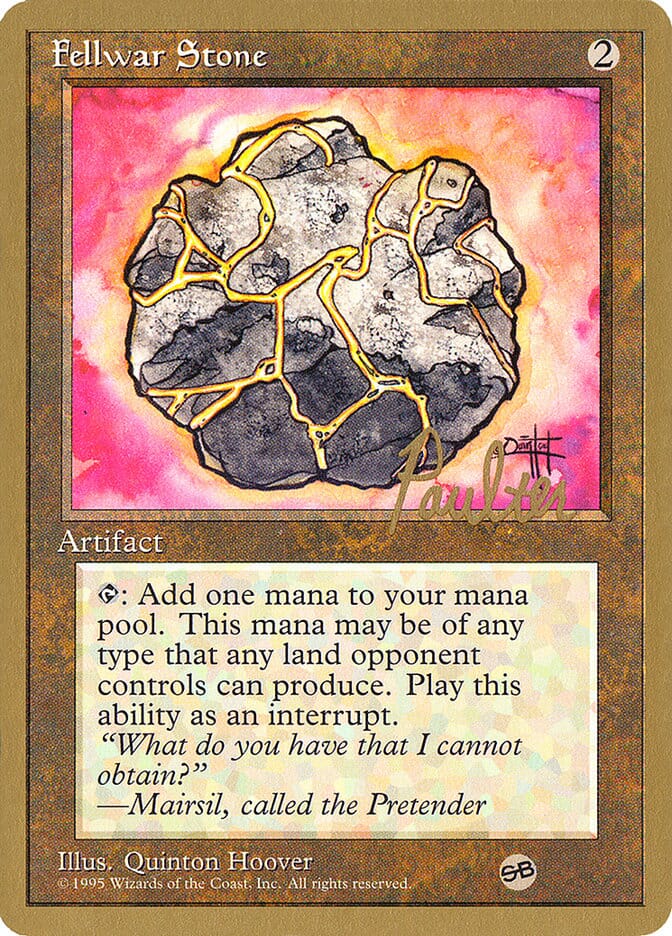 Fellwar Stone (Preston Poulter) (SB) [Pro Tour Collector Set] MTG Single Magic: The Gathering  | Multizone: Comics And Games