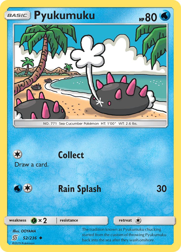 Pyukumuku (52/236) [Sun & Moon: Unified Minds] Pokemon Single Pokémon  | Multizone: Comics And Games