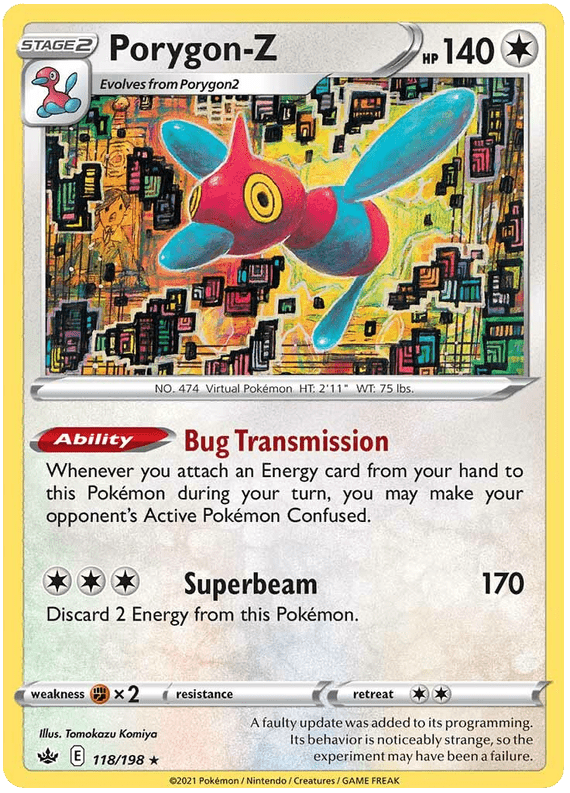 Porygon-Z (118/198) [Sword & Shield: Chilling Reign] Pokemon Single Pokémon  | Multizone: Comics And Games