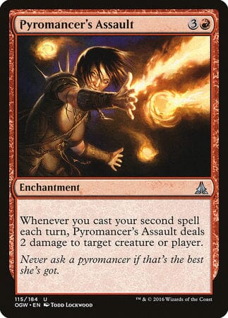 Pyromancer's Assault [Oath of the Gatewatch] MTG Single Magic: The Gathering  | Multizone: Comics And Games