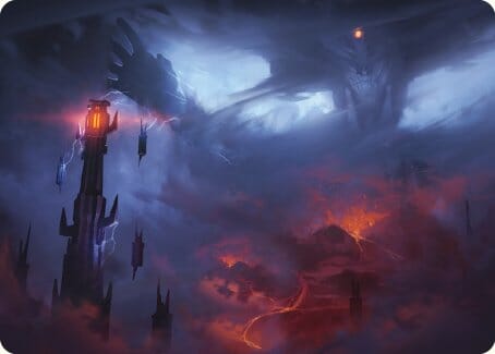 Shadow of the Enemy Art Card [The Lord of the Rings: Tales of Middle-earth Art Series] MTG Single Magic: The Gathering  | Multizone: Comics And Games