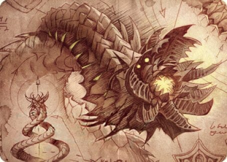 Wurmcoil Engine Art Card [The Brothers' War Art Series] MTG Single Magic: The Gathering  | Multizone: Comics And Games