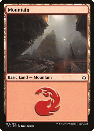 Mountain (196) [Hour of Devastation] MTG Single Magic: The Gathering  | Multizone: Comics And Games