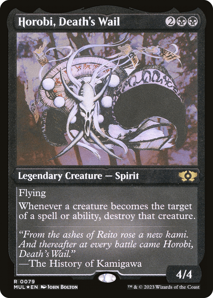 Horobi, Death's Wail (Foil Etched) [Multiverse Legends] MTG Single Magic: The Gathering  | Multizone: Comics And Games
