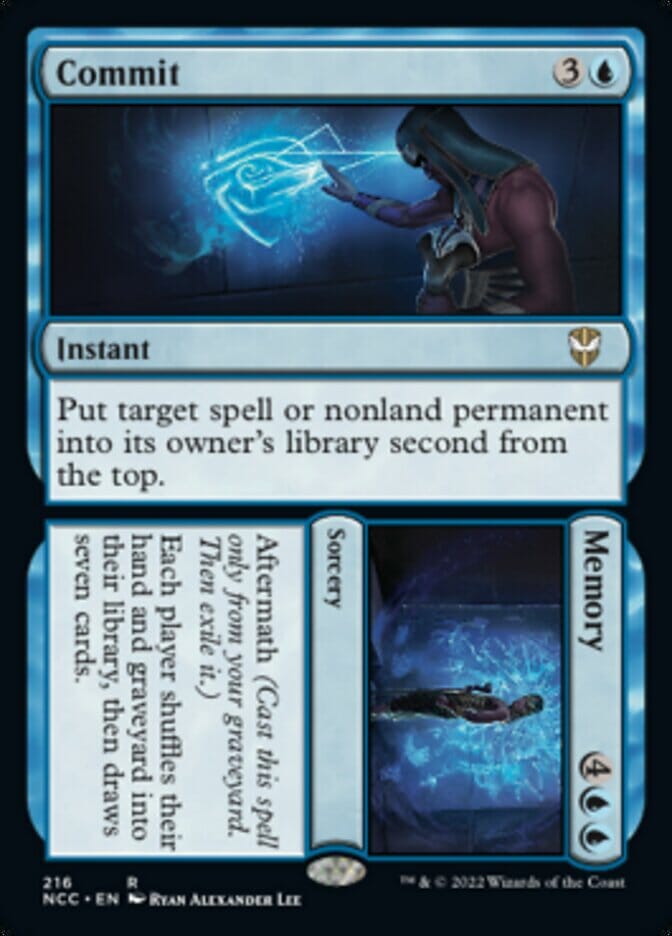 Commit // Memory [Streets of New Capenna Commander] MTG Single Magic: The Gathering  | Multizone: Comics And Games
