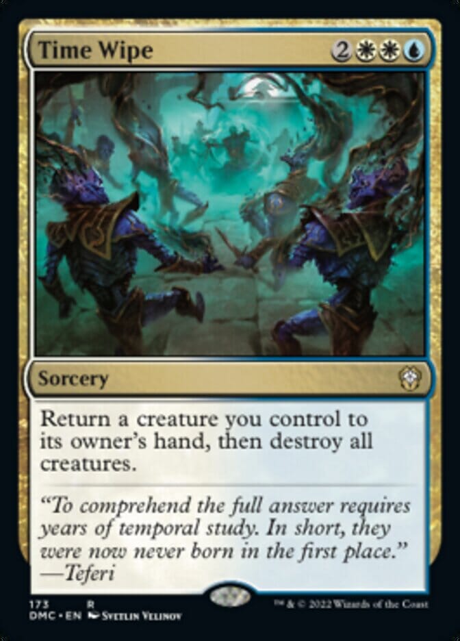 Time Wipe [Dominaria United Commander] MTG Single Magic: The Gathering  | Multizone: Comics And Games