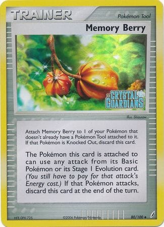 Memory Berry (80/100) (Stamped) [EX: Crystal Guardians] Pokemon Single Pokémon  | Multizone: Comics And Games