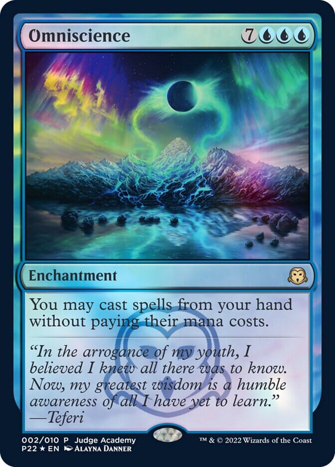 Omniscience [Judge Gift Cards 2022] MTG Single Magic: The Gathering  | Multizone: Comics And Games