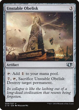 Unstable Obelisk [Commander 2014] MTG Single Magic: The Gathering  | Multizone: Comics And Games