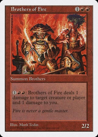 Brothers of Fire [Fifth Edition] MTG Single Magic: The Gathering  | Multizone: Comics And Games