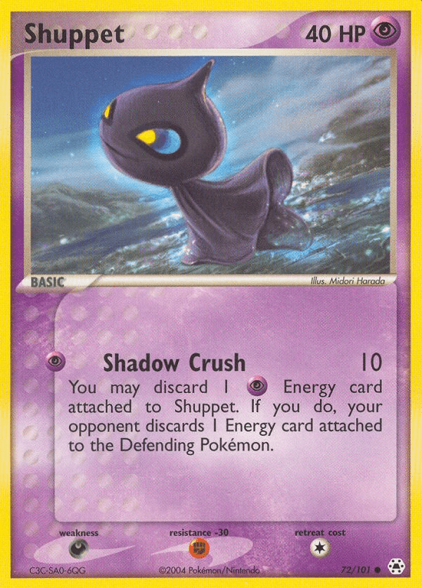 Shuppet (72/101) [EX: Hidden Legends] Pokemon Single Pokémon  | Multizone: Comics And Games