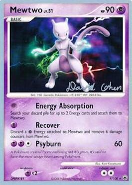 Mewtwo LV.51 (9/100) (Stallgon - David Cohen) [World Championships 2009] Pokemon Single Pokémon  | Multizone: Comics And Games