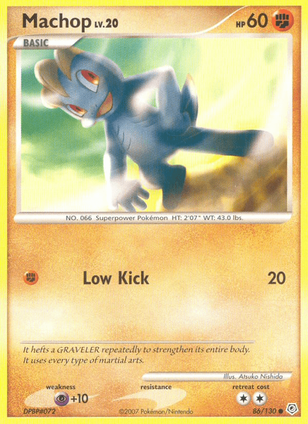 Machop (86/130) [Diamond & Pearl: Base Set] Pokemon Single Pokémon  | Multizone: Comics And Games