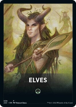 Elves Theme Card [Jumpstart 2022 Front Cards] MTG Single Magic: The Gathering  | Multizone: Comics And Games