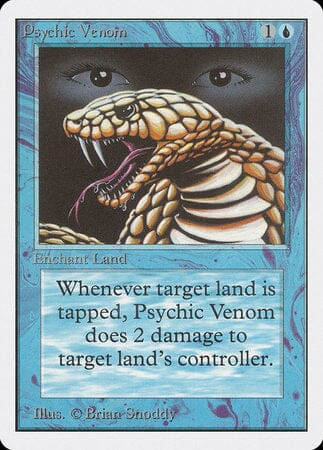 Psychic Venom [Unlimited Edition] MTG Single Magic: The Gathering  | Multizone: Comics And Games