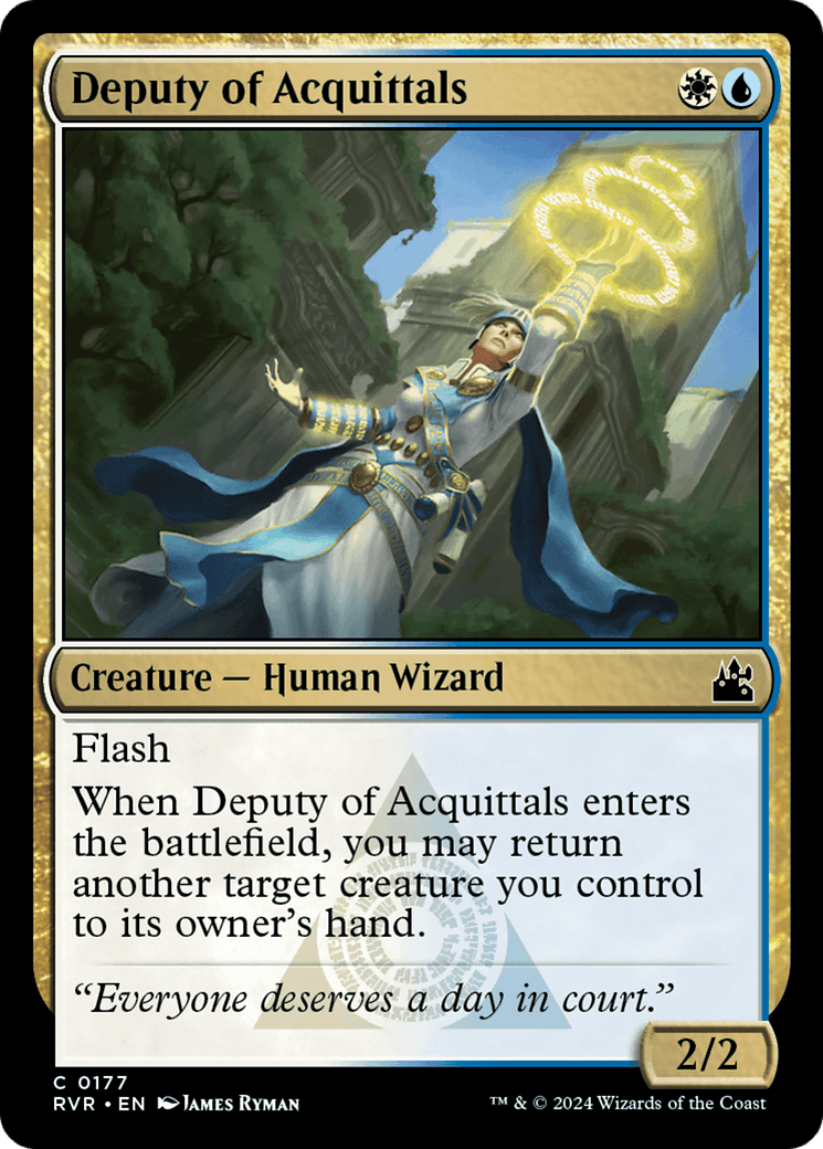Deputy of Acquittals [Ravnica Remastered] MTG Single Magic: The Gathering  | Multizone: Comics And Games