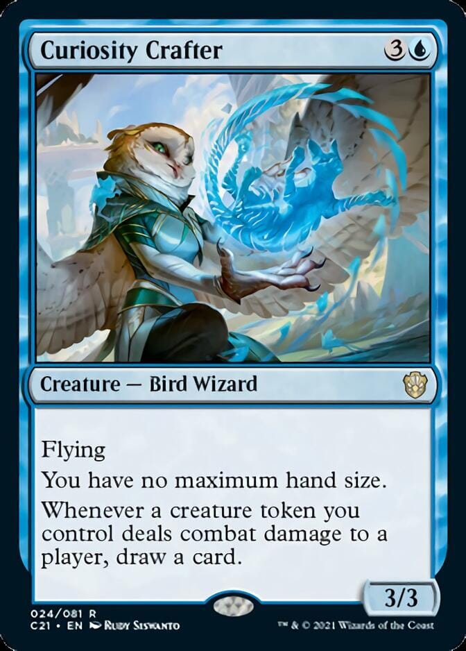 Curiosity Crafter [Commander 2021] MTG Single Magic: The Gathering  | Multizone: Comics And Games