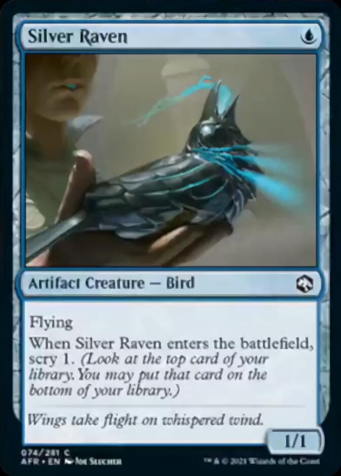 Silver Raven [Dungeons & Dragons: Adventures in the Forgotten Realms] MTG Single Magic: The Gathering  | Multizone: Comics And Games