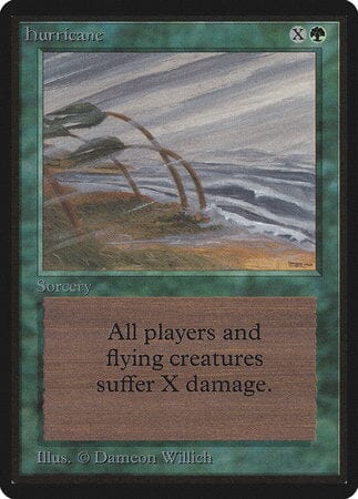 Hurricane [Limited Edition Beta] MTG Single Magic: The Gathering  | Multizone: Comics And Games