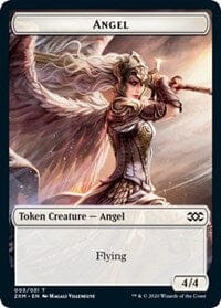 Angel // Saproling Double-sided Token [Double Masters Tokens] MTG Single Magic: The Gathering  | Multizone: Comics And Games