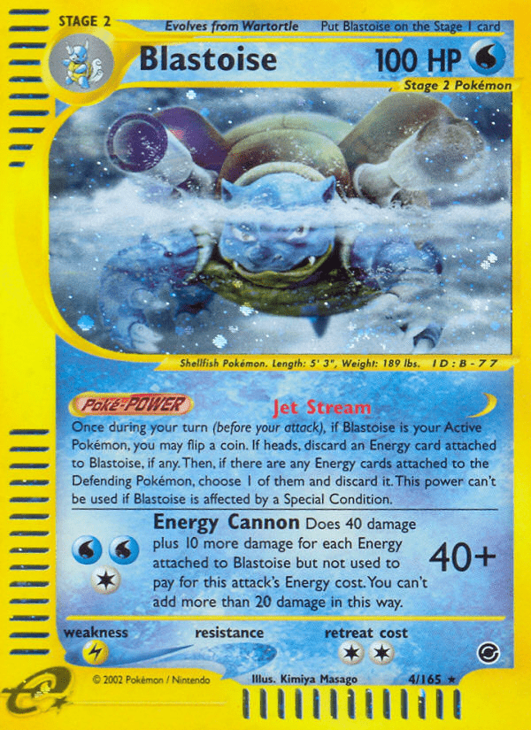 Blastoise (4/165) [Expedition: Base Set] Pokemon Single Pokémon  | Multizone: Comics And Games