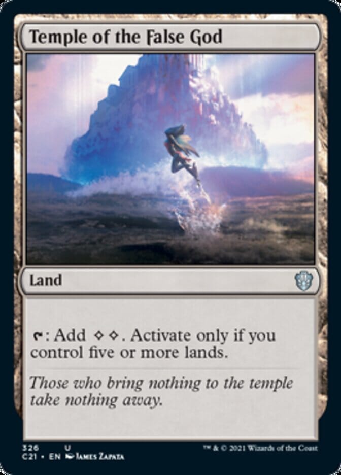 Temple of the False God [Commander 2021] MTG Single Magic: The Gathering  | Multizone: Comics And Games