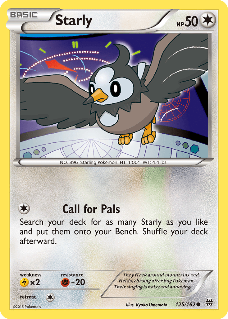Starly (125/162) [XY: BREAKthrough] Pokemon Single Pokémon  | Multizone: Comics And Games