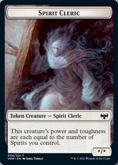 Insect // Spirit Cleric Double-sided Token [Innistrad: Crimson Vow Tokens] MTG Single Magic: The Gathering  | Multizone: Comics And Games