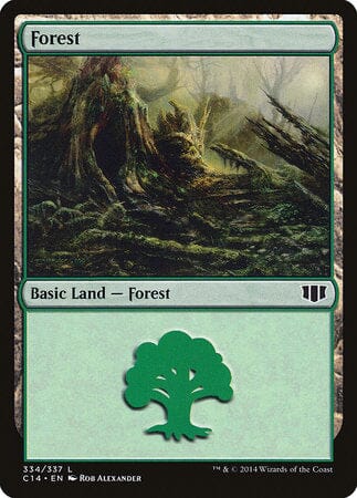 Forest (334) [Commander 2014] MTG Single Magic: The Gathering  | Multizone: Comics And Games