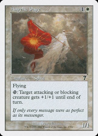 Angelic Page [Seventh Edition] MTG Single Magic: The Gathering  | Multizone: Comics And Games