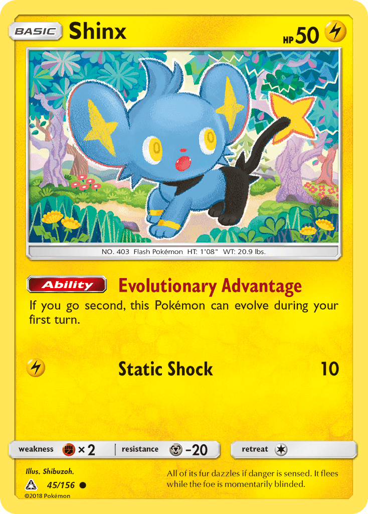 Shinx (45/156) [Sun & Moon: Ultra Prism] Pokemon Single Pokémon  | Multizone: Comics And Games