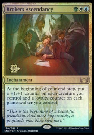 Brokers Ascendancy [Streets of New Capenna Prerelease Promos] MTG Single Magic: The Gathering  | Multizone: Comics And Games