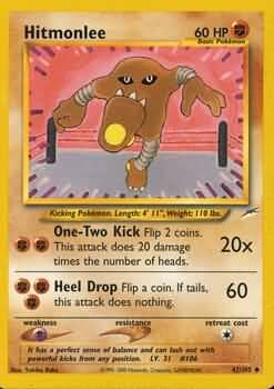 Hitmonlee (42/105) [Neo Destiny Unlimited] Pokemon Single Pokémon  | Multizone: Comics And Games