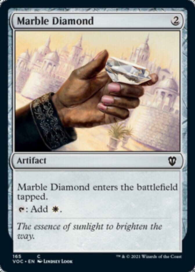 Marble Diamond [Innistrad: Crimson Vow Commander] MTG Single Magic: The Gathering  | Multizone: Comics And Games