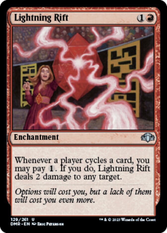 Lightning Rift [Dominaria Remastered] MTG Single Magic: The Gathering  | Multizone: Comics And Games