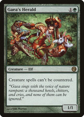 Gaea's Herald [Duels of the Planeswalkers] MTG Single Magic: The Gathering  | Multizone: Comics And Games