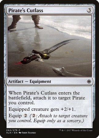 Pirate's Cutlass [Ixalan] MTG Single Magic: The Gathering  | Multizone: Comics And Games